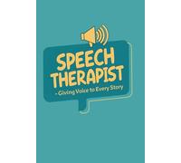 Speech Therapist Notebook Journal 6x9 Lined: Professionals who unlock the power of communication