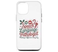 Speech Therapy Christmas Speech Therapist Custodia per iPhone 12/12 Pro