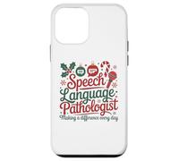 Speech Therapy Christmas Speech Therapist Custodia per iPhone 12 mini