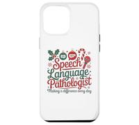 Speech Therapy Christmas Speech Therapist Custodia per iPhone 12 Pro Max