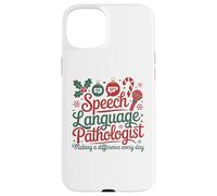 Speech Therapy Christmas Speech Therapist Custodia per iPhone 15 Plus
