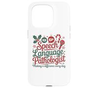 Speech Therapy Christmas Speech Therapist Custodia per iPhone 15 Pro
