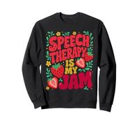 Speech Therapy is My Jam Boho Floral | SLP Speech Therapist Felpa