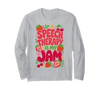 Speech Therapy is My Jam Boho Floral SLP Speech Therapist Maglia a Manica