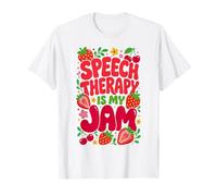 Speech Therapy is My Jam Boho Floral SLP Speech Therapist Maglietta