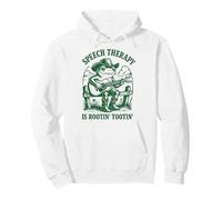 Speech Therapy Is Rootin' Tootin' Felpa con Cappuccio