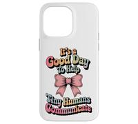 Speech Therapy SLP Help Tiny People Communicate Coquette Custodia per iPhone 14 Pro Max