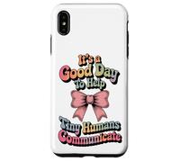 Speech Therapy SLP Help Tiny People Communicate Coquette Custodia per iPhone XS Max