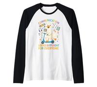 Speech Therapy SLP Silly Goose Communication Looks Different Maglia con Maniche Raglan