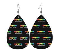 Speech Therapy Speech Language Pathologist Therapist Orecchini Da Donna Divertenti Orecchini In Pelle Moda Accessori Per Festa Della Mamma Tutti I Giorni Feste