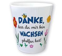 speecheese Grazie per avermi aiutato a crescere, vaso di fiori in ceramica