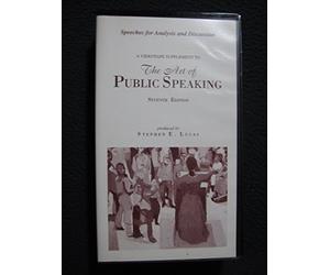 Speeches for Analysis and Discussion to Accompany the Art of Public Speaking
