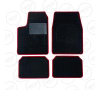 SPEED 4 TAPPETI BORDO ROSSO MOQUETTE UNIVERSALI AUTO PER SUZUKI S-CROSS IGNIS