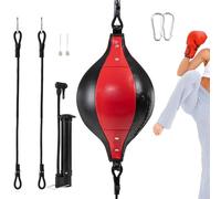 Speed Bag - Borsa da boxe a doppia estremità | Punching Ball, Attrezzature per l'allenamento in pelle PU elastica, Strumento di pratica di coordinamento delle reazioni, Aiuto allo sviluppo delle