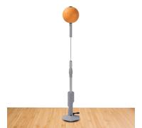 Speed Bag - Borsa riflesso - palla da punzonatura | 130x15 cm PVC+ metallo+ per la velocità di emance | Borsa da boxe regolabile in altezza per bambini e adolescenti e adulti - Arancia