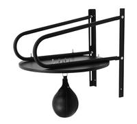Speed Bag - Kit piattaforma Speedball con rotazione flessibile a 360 gradi, per allenamento a parete, altezza regolabile 30 cm