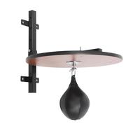 Speed Bag Piattaforma in legno regolabile in altezza, set professionale Speedball piattaforma con pompa e ago di gonfiaggio, montaggio a parete, macchina per allenamento boxe, attrezzatura per