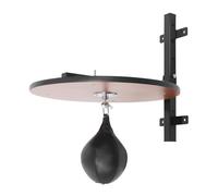 Speed Bag, piattaforma per allenamento di boxe con acciaio e legno e PU, 30 cm, altezza regolabile, silenziosa, montaggio a parete, per casa, palestra, palestra, sacco da boxe, speedball, punching
