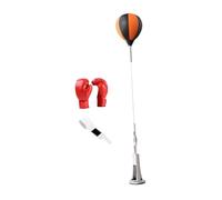 Speed Ball Palla da boxe con base a ventosa autoportante, altezza regolabile, palla for allenamento in palestra, fitness, esercizi(For Adults with Gloves)