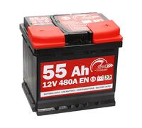 SPEED Batteria auto piombo acido 12V 55Ah 480A DX 207x175x190 mm