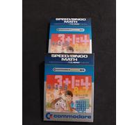 SPEED BINGO MATH COMMODORE 64 C64 CARTRIDGE AMERICAN VERSION NUOVO