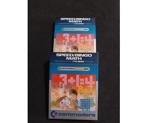 SPEED BINGO MATH COMMODORE 64 C64 CARTRIDGE AMERICAN VERSION NUOVO