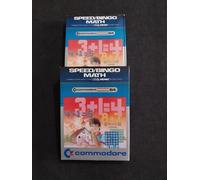 SPEED BINGO MATH COMMODORE 64 C64 CARTRIDGE AMERICAN VERSION NUOVO C1