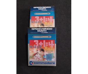 SPEED BINGO MATH COMMODORE 64 C64 CARTRIDGE AMERICAN VERSION NUOVO C1