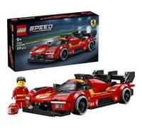 LEGO Speed Champions Ferrari 499P Macchina Giocattolo - Modello STEM di Auto da Corsa con Minifigure da Collezione - Gadget Sportivo Regalo per Bambini da 9 Anni in su e per Fan dei Motorsport - 77261