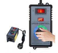 Speed Controller 230 V, Frequency Converter 230 V, Motor Voltage Regulator AC 220 V 10 A Highest Power 4000 W, EU Plug