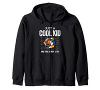 Speed Cube Puzzle Cubing Cool Kid per bambini Felpa con Cappuccio