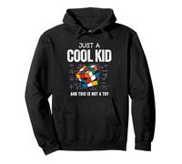 Speed Cube Puzzle Cubing Cool Kid per bambini Felpa con Cappuccio