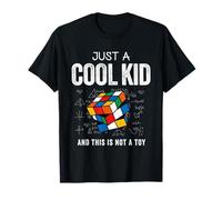 Speed Cube Puzzle Cubing Cool Kid per bambini Maglietta