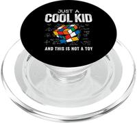 Speed Cube Puzzle Cubing Cool Kid per bambini PopSockets PopGrip per MagSafe