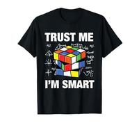 Speed Cube Puzzle Cubing Fidati di Me Sono Intelligente Maglietta