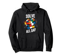 Speed Cube Puzzle Cubing Risolvi tutto il giorno Felpa con Cappuccio