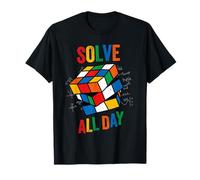 Speed Cube Puzzle Cubing Risolvi Tutto Il Giorno Maglietta