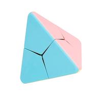 Speed Cube senza adesivo - Cubo puzzle magico liscio, giocattolo educativo a colori Macaron | Rompicapo ad azione rapida per bambini