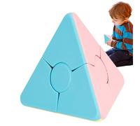 Speed Cube senza adesivo - Cubo puzzle magico liscio, giocattolo educativo a colori Macaron | Rompicapo ad azione rapida per bambini