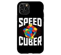 Speed Cuber Funny Puzzle Cube Logic Game Gift Custodia per iPhone 11 Pro