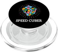 Speed Cuber Rubiks Cube Abbigliamento Rubix anni '80 Vintage Kidcore PopSockets PopGrip per MagSafe