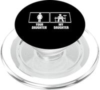 Speed Cuber Tua figlia Mia figlia Divertente Speed Cubing PopSockets PopGrip per MagSafe