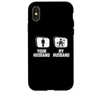 Speed Cuber Your Husband My Husband My Husband Wife Funny Speed Cubing Custodia per iPhone X/XS