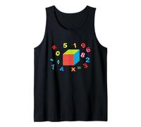 Speed Cubing Design a Forma di cubo con Formula Matematica STEM Canotta