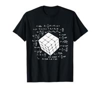 Speed Cubing Design a Forma di cubo con Formula Matematica STEM Maglietta