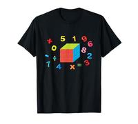 Speed Cubing Design a Forma di cubo con Formula Matematica STEM Maglietta