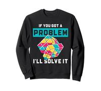 Speed Cubing Divertente Problem Solver Puzzle Citazione Art Felpa
