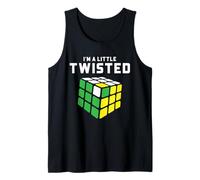Speed Cubing - Puzzle Divertente con Citazione Umoristica Canotta