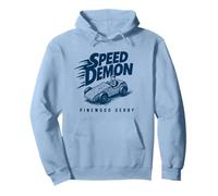 Speed Demon! Funny Pinewood Derby Retro Cub Scouts Felpa con Cappuccio
