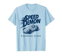 Speed Demon! Funny Pinewood Derby Retro Cub Scouts Maglietta